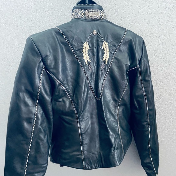 Tribe America Vintage Leather Jacket & Vest - 8 - Picture 2 of 10